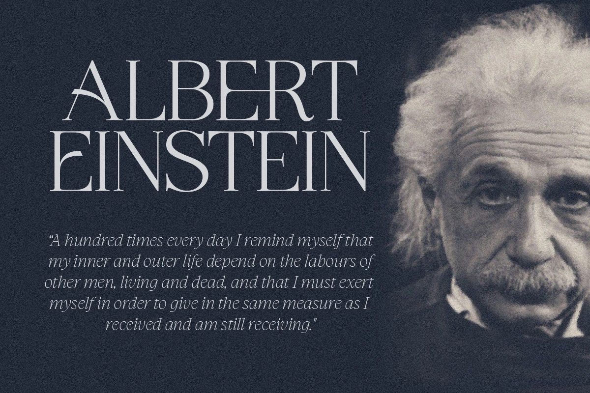 Ethereal modern serif font used on a artist typography