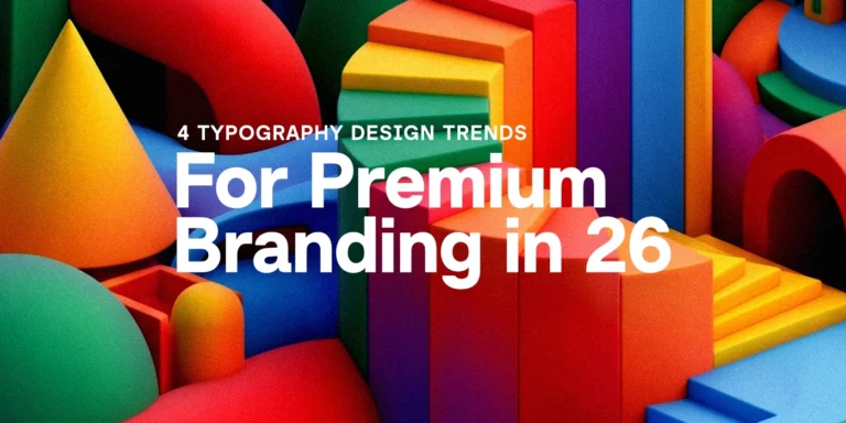 4 Typography Design Trends for Premium Branding in 2026